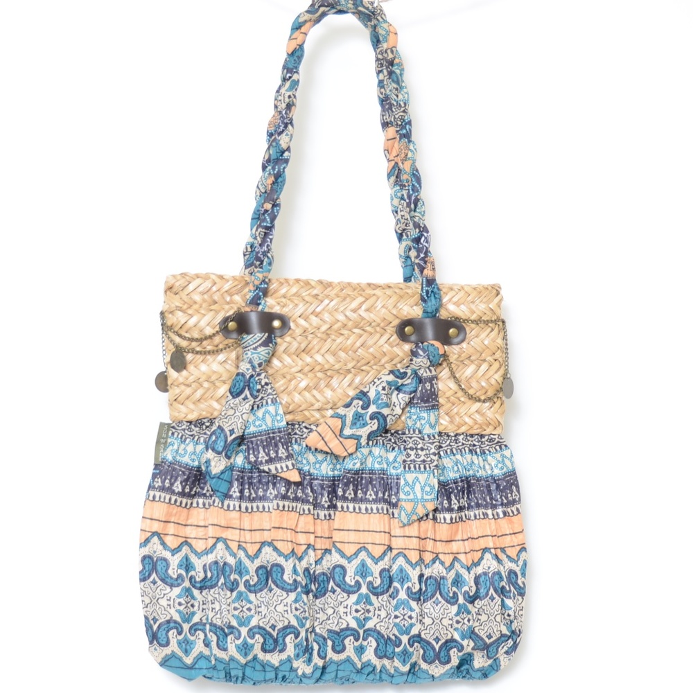 Straw Hobo Beach Bag